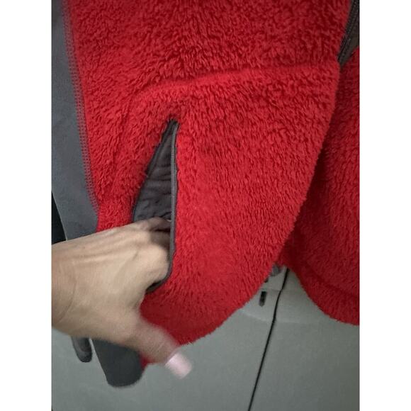 Patagonia Jacket Mens Large XL Red Zip Up Gorpcore Camping Hiking Sherp - Picture 10 of 13